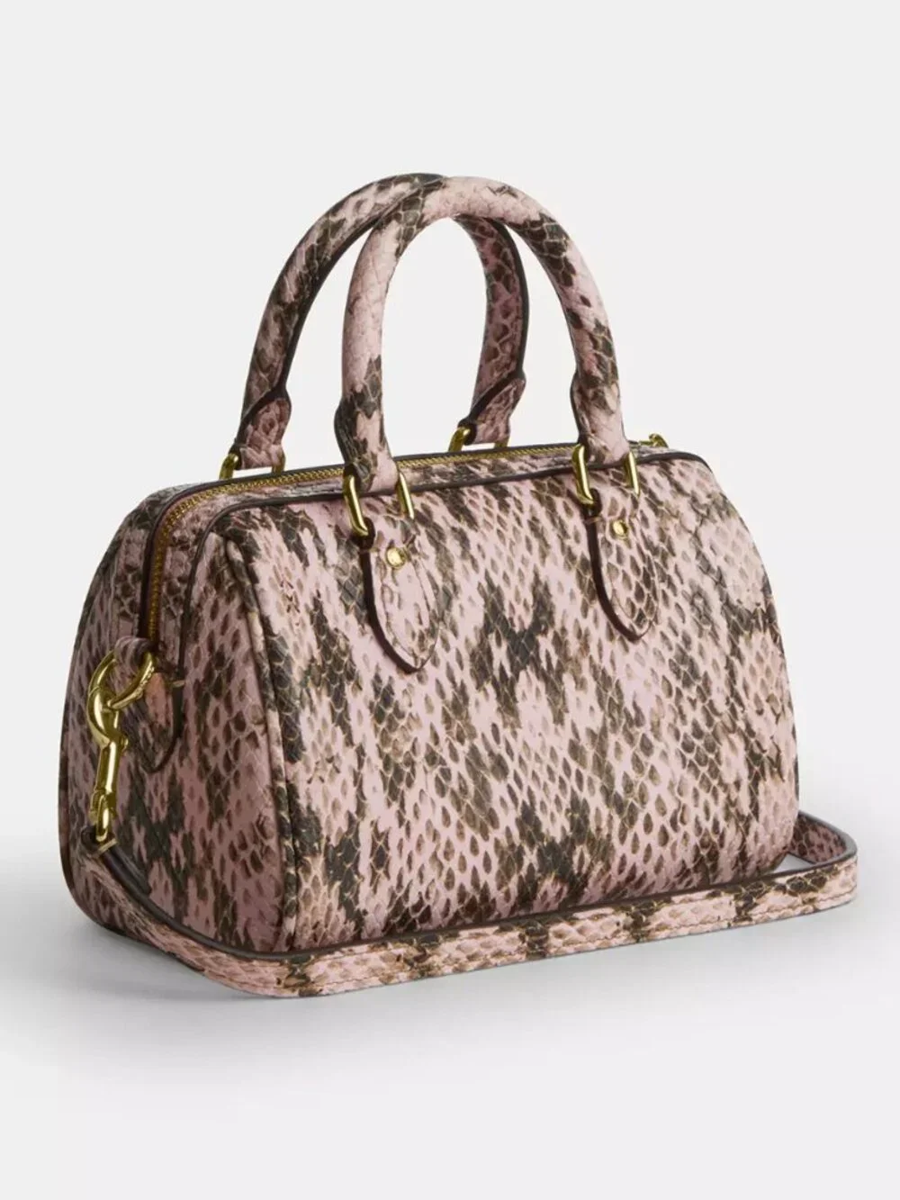 Coach CDY32 Mini Rowan Crossbody Bag in Snake Embossed Leather *SEALED*